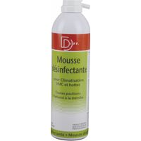 Mousse désinfectante pour climatisation 400 ml – Aérosol avec diffuseur – Élimine les particules polluées et les mauvaises odeurs