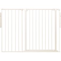 Safetots Premium Extra Tall Room Divider, up to 128cm Wide, White, 105cm Tall, Multi Panel Barrier for Baby and Toddler