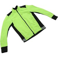 Veste chaude d'hiver pour le cyclisme, coupe-vent, manches longues, gilet de cyclisme pour hommes et femmes, jaune M