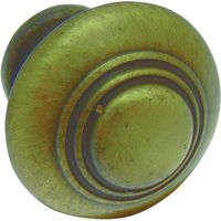 Rustikaler Knopf aus Zamak Altbronze BROS - Ø30 - 301-Z-4