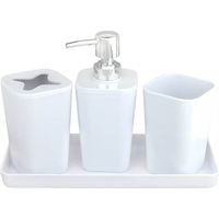 Accesorios de baño paquete de 4 Edco