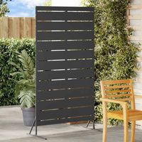 vidaXL Privacy Screen 100 x 50 x 180 cm Steel Black