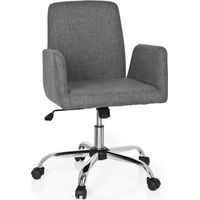 Bürostuhl FLOW Stoff hellgrau hjh OFFICE
