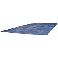 Poolpanda Film solaire pour piscine 800 x 400 cm Premium rectangulaire 400 microns, noir/bleu, bulles d'air de 12 mm