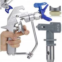 Pistola a Spruzzo UltraSpray PM2PRUS04 con Ugello Hi-Flow 629 – Precisione e Ergonomia Compatibile con Graco, Wagner, Titan