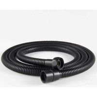 Tuyau de douche Flexible en acier inoxydable de 1.5m, raccords en laiton, tuyau de pomme de douche Anti-pliage, tuyau de douche Flexible-noir 1 pièce
