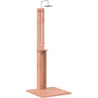 Vidaxl – Douche extérieure 206 cm en acier inoxydable – Hauteur réglable 193-206 cm – Tête de douche rotative – Résistante aux intempéries