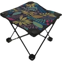 Portable folding outdoor stool, folding camping stool, beach fishing stool, 28x28x23cm
