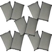 vhbw 10x Filtres compatible avec Zodiac CNX30, CNX LI, CNX20 aspirateur, nettoyeur piscine - Coussin filtrant, 25 x 16 x 4 cm