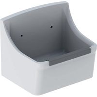 Geberit 300 Basic Norma évier de décharge avec rebord de protection 35x45x35cm avec trous pour grille à seaux blanc