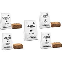 Lot de 5 pots UGRO coco 9 litres