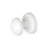 Handy Grip Magnétique - Patère de conception magnétique, idéal pour la salle de bain et la cuisine - 100% Made in Italy - Blanc
