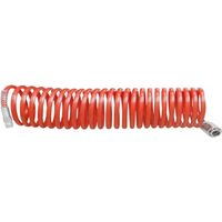 1PZ SPIRALE ELASTICA PER COMPRESSORI RACCORDI UNIVERSALI mt. 15 Ï tubo mm.10x8