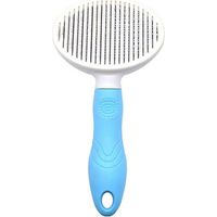 Cat brush, self-cleaning brushes for shedding and grooming, removes loose undercoat, mats and tangled hair, comb for cats, dogs, massage brush