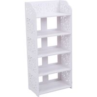 5 couches blanc creux chaussures stand stand rangement rack de rangement
