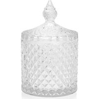 Bougie décorative en cristal avec couvercle 300 ml