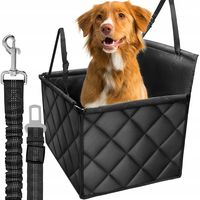 Autositz für einen Hund, Automatte, Transportbox für den Sitz