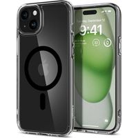 Funda de teléfono - bumper de teléfono Spigen Ultra Hybrid MagFit funda para iPhone 15 - Negro