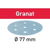 497408 Festool Disco de lijar STF D77/6 P180 GR/50 Granat