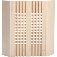 Abat-jour de sauna, abat-jour carré en bois, accessoire de sauna, lampe de sauna, housse de lampe de sauna, kit d'éclairage pour sauna, chambre à vapeur