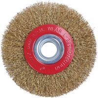 Wire wheel machine with flat wire brush for derusting steel wire wheel and metal brush wheel for polishing bench grinder