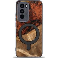 Coque Bewood Unique pour Oppo Reno 12 Pro 5G – 4 éléments – Fire avec MagSafe