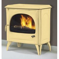 stufa a legna in ghisa 10,5kw beige - 388113SAHARA - Godin