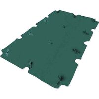 Ersatzblatt für 3 -Seerer -Garten im Wasser -Repellent Polyester 200x112x1h cm rocken - Green