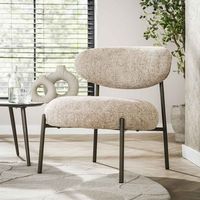Fauteuil moderne en tissu Rudy
