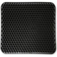 Coussin de chaise,Coussin de Gel Respirant, (noir)Coussin Anti Escarres, Soulage la Pression sur Le Orthopédique avec Housse Antidérapant pour Voiture/Bureau/Maison/Fauteuil Roulant