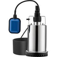 1 Pompe eaux sales Submersible 400 W Débit 7500 l/h Hauteur 6,5 m Flotteur Jardin Drainage