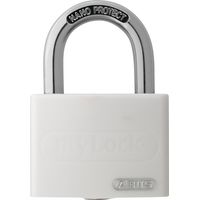 ABUS Vorhangschloss Aluminium T65AL/40 weiß gl.-6402