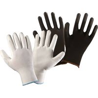 GUANTI IN POLIESTERE/POLIURETANO Tg.11 (XXL) - palmo bianco