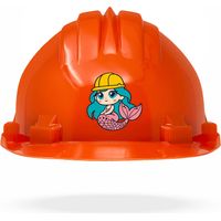 TAMS® Kinderhelm - Drehverschluss Orange Meerjungfrau