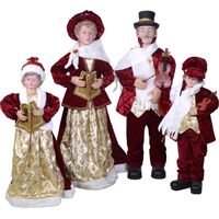 Singers Family Bordeaux Stoffset 4 Stück cm34x22h95
