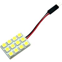 Module LED 12V 22 x 30 mm – 12 LED SMD5050 blanc froid 6000K – Adhésif double face – Flux lumineux 200 lumens – Ohm-Easy