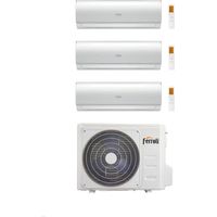 Ferroli Climatizzatore Trial split Giada M 9+9+18 con 2CP001SF-28-4 R 32 Inverter Wi-Fi Classe A++