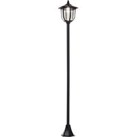 Lanterne solaire LED de jardin, lanterne en plastique, éclairage extérieur pour une utilisation intérieure et extérieure, hauteur 177 cm, 30/60 lumens, idéale pour le jardin, le balcon et la décoratio