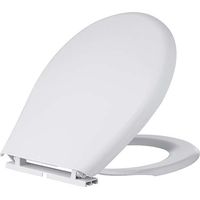 Siège de toilette universel pour pot BABY blanc avec charnières en PP mod. BABY