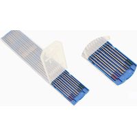 10 Électrode en tungstène, Mixte pur et allié, 3,2x150mm, Pour soudage TIG aluminium