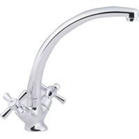 Mitigeur d&39A vier sA rie Sofia chrome poli croix 25412C