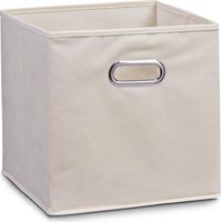 Zeller Panier de rangement Rose 28 x 28 x 28 cm