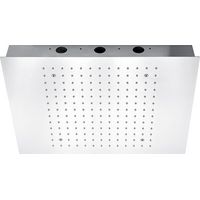 Soffione a soffitto in acciaio inox Dallas, per cromoterapia