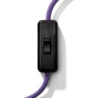 Creative-Cables Interrupteur coupe-câble unipolaire à bascule – (Noir, 64x25x15 mm) – Protection IP20 – Pour câbles 2 et 3 x 0,75 mm²