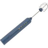 Mixeur électrique domestique USB en acier inoxydable, petit mixeur portatif sans fil, fouet et mousseur bleu