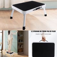 Marchepied pliant - DAYPLUS - Multifonction - Antidérapant - Léger - Compact