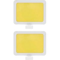 Lot de 2 étiquettes magnétiques pour étagères, guide de classification pour entrepôt-15.00X11.00X1.00CM