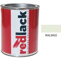 Dose 1L Lack Mehrzweckfarbe – RAL 9002 – Grauweiß – Glanz – für verschiedene Oberflächen – Redlack