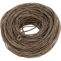 61m Mèche de bougie en chanvre bio avec cire d'abeille pure pour lampe à huile DIY sombre