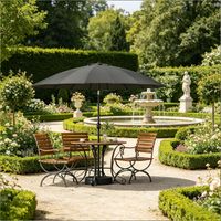 Parasol piscine inclinaison réglable, grand format patio jardin. Vendu sans base, uniquement le parasol